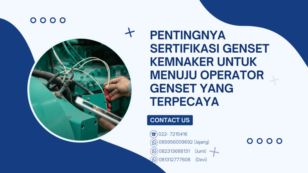 Sertifikasi Genset Kemnaker