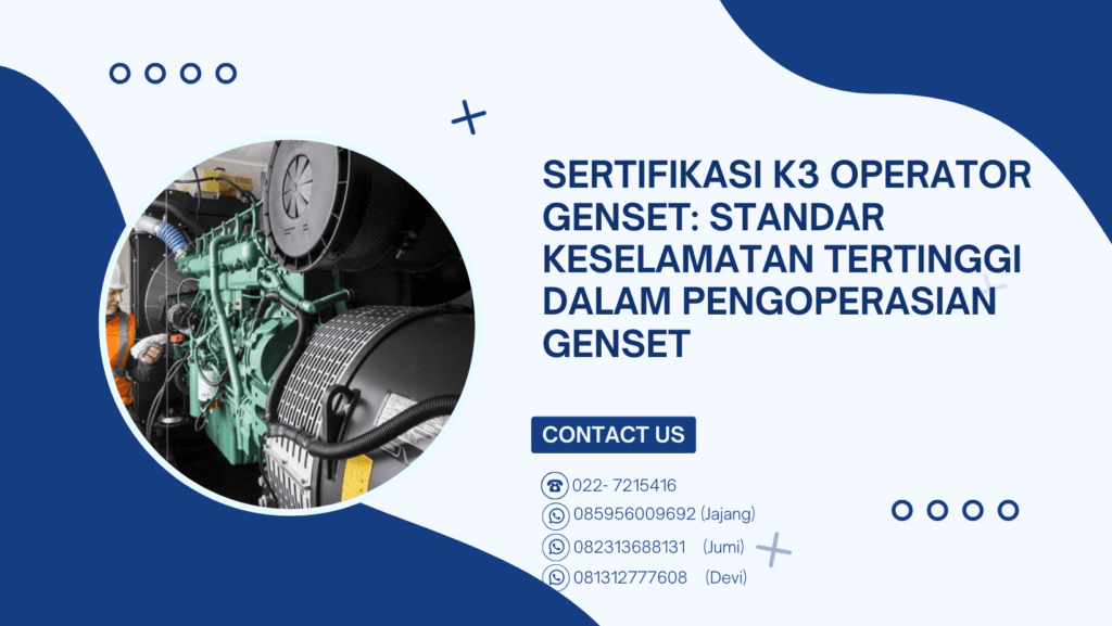 Sertifikasi K3 Operator Genset