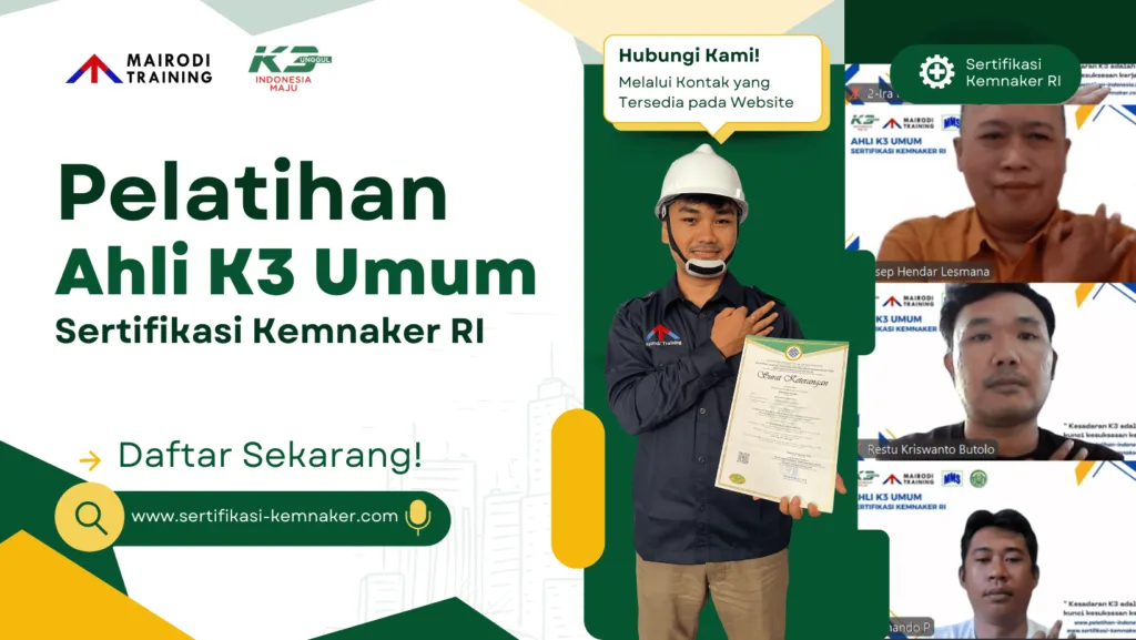 pelatihan ahli k3 umum sertifikasi kemnaker