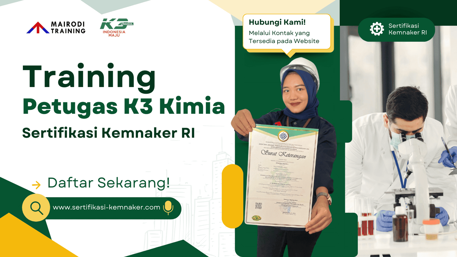 Training Petugas K3 Kimia - Pelatihan Sertifikasi Kemnaker RI