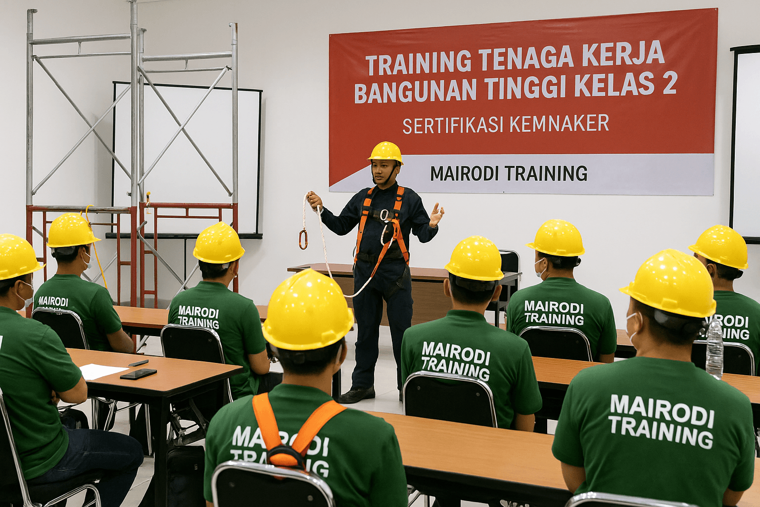 Training Tenaga Kerja Bangunan Tinggi Kelas 2