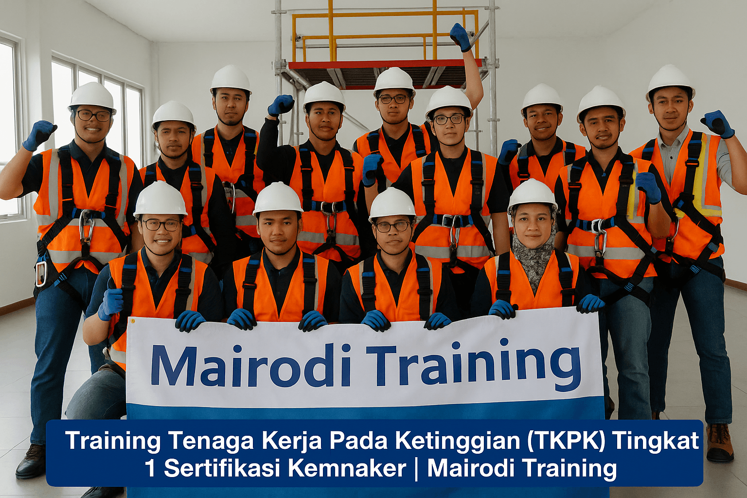 Training Tenaga Kerja Pada Ketinggian Tingkat 1