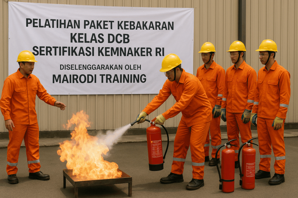 Pelatihan Paket Kebakaran Kelas DCB
