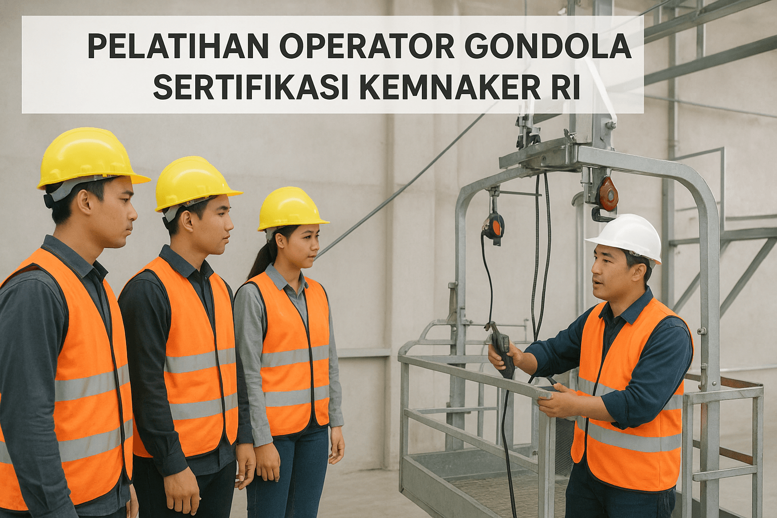 Pelatihan Operator Gondola di Bandung
