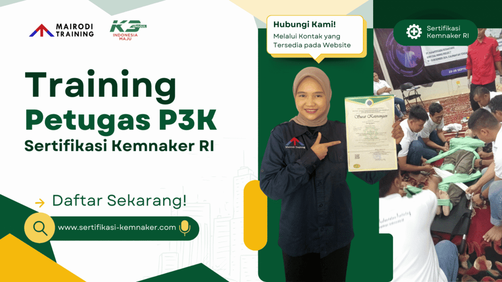 training petugas p3k sertifikasi kemnaker
