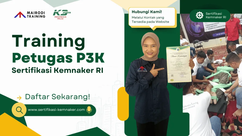 training petugas p3k sertifikasi kemnaker