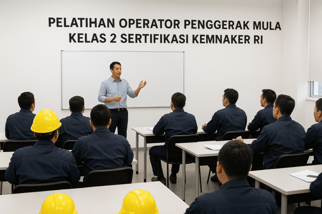 Pelatihan Operator Penggerak Mula Kelas 2