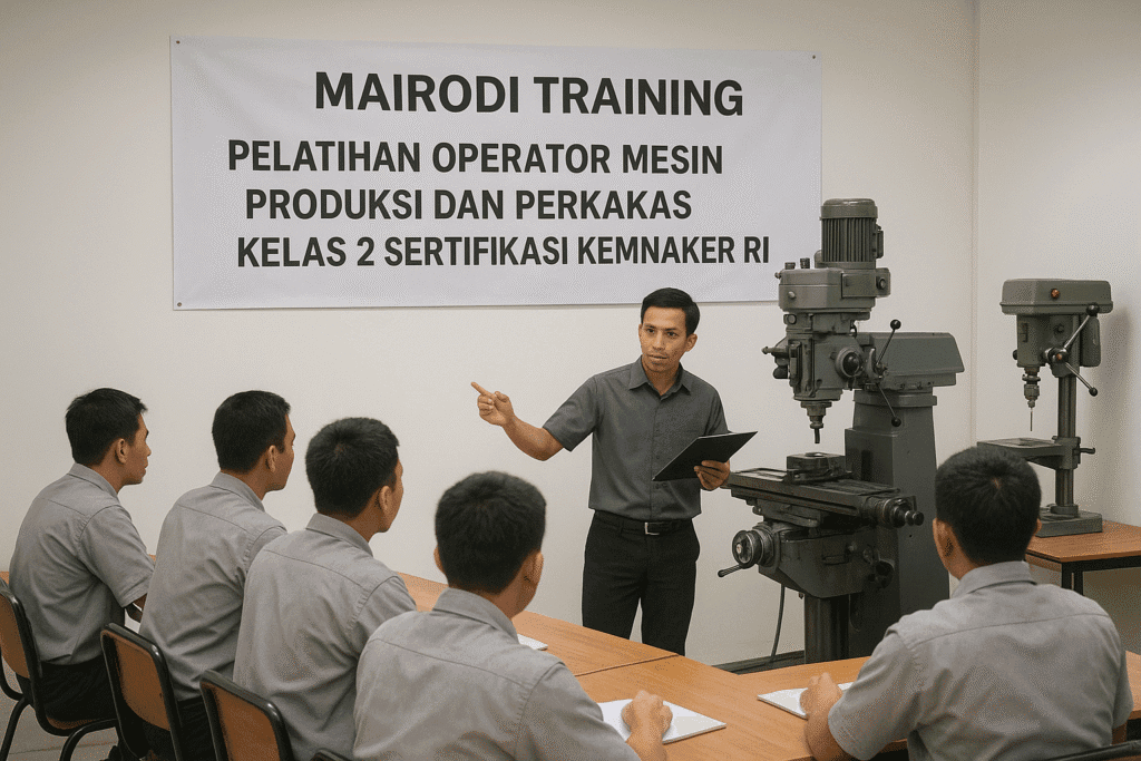 Pelatihan Operator Mesin Produksi dan Perkakas Kelas 2
