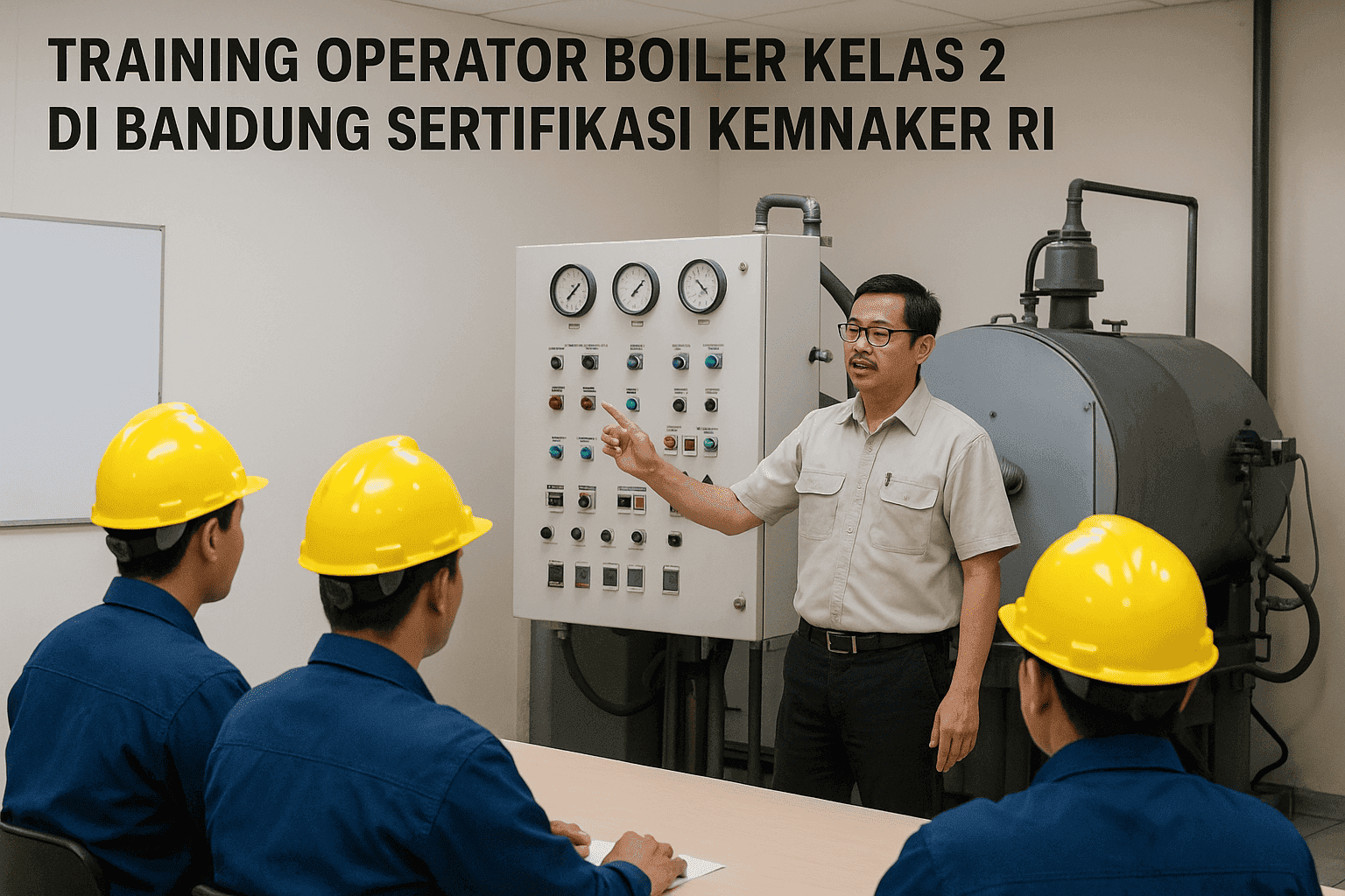 Training Operator Boiler Kelas 2 di Bandung