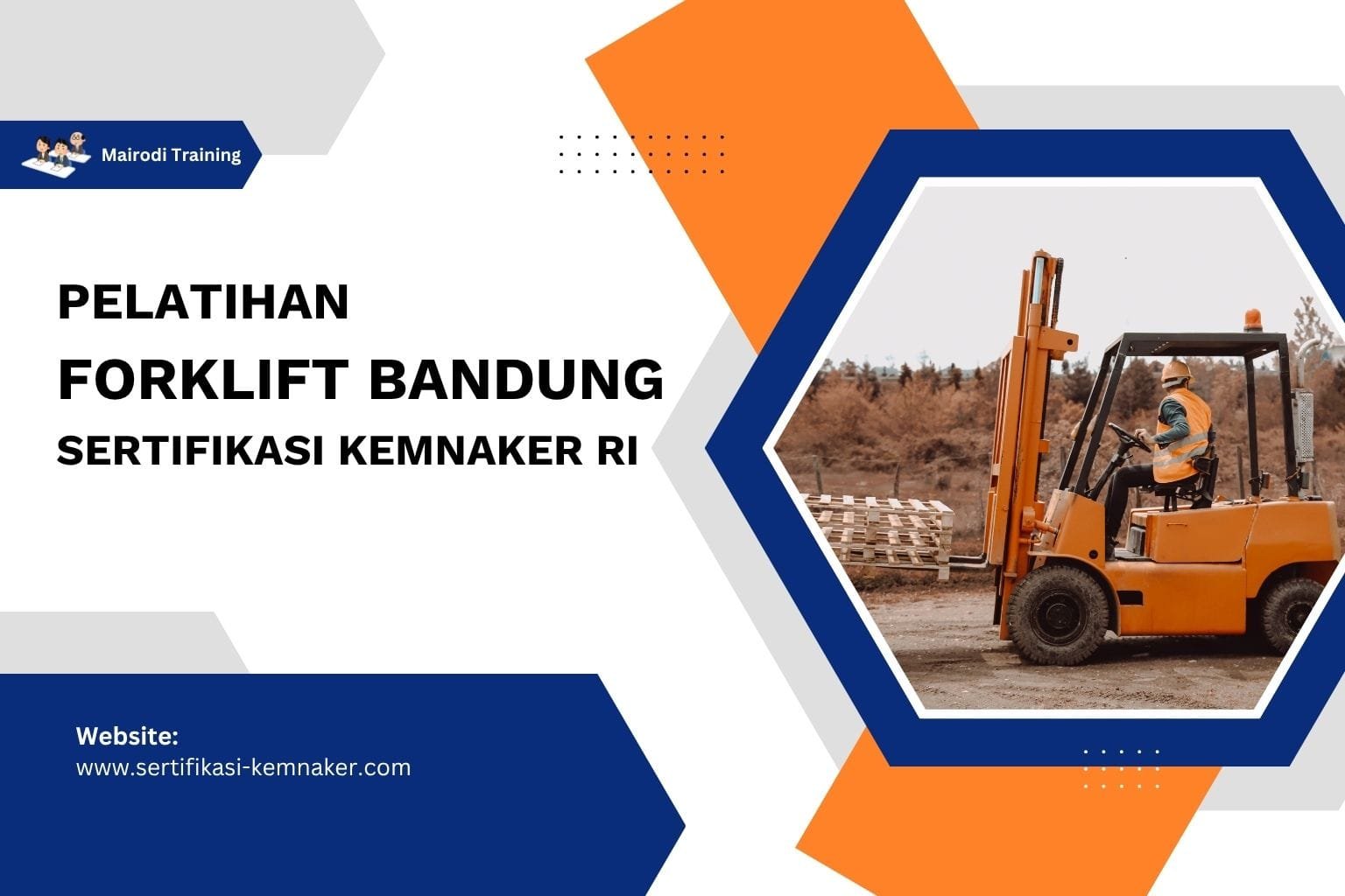 Pelatihan Forklift Bandung Sertifikasi Kemnaker RI