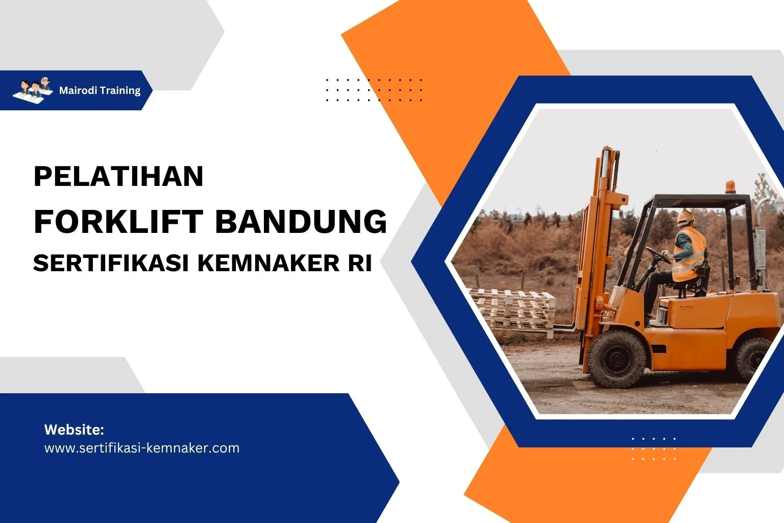 Pelatihan Forklift Bandung Sertifikasi Kemnaker RI